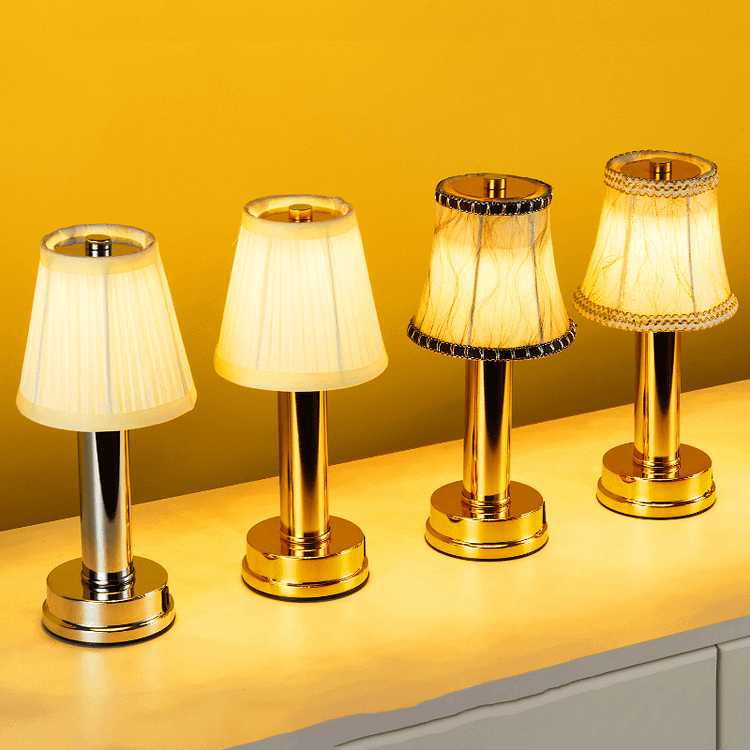 GleamLight - Raw Brass Table Lamp for Refined Lighting