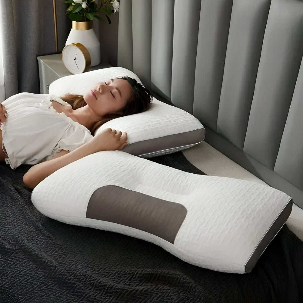 Oreiller Ergonomique | Oreiller Mémoire de Forme avec Soutien Cervical | Confort Optimal pour un Sommeil Réparateur 5