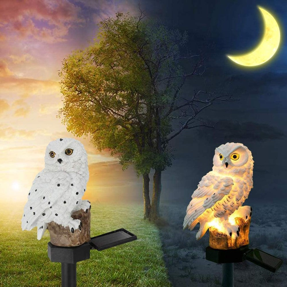 Owlight - Lampe Solaire Décorative en Forme de Hibou pour Jardin