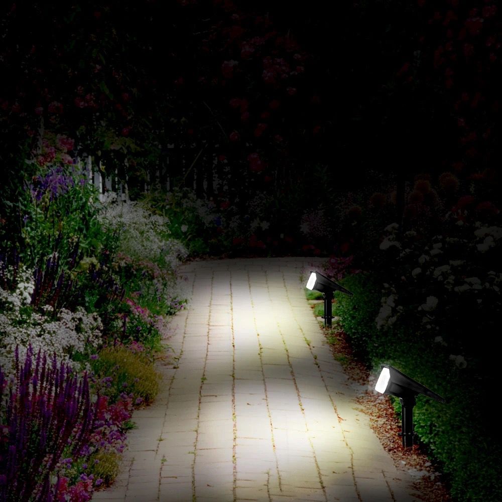 ÉclatSolaire - Elegant LED Solar Garden Lamp