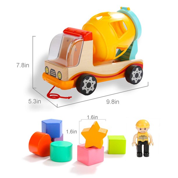 CreativeFun - Interactive Cement Mixer Truck for Kids