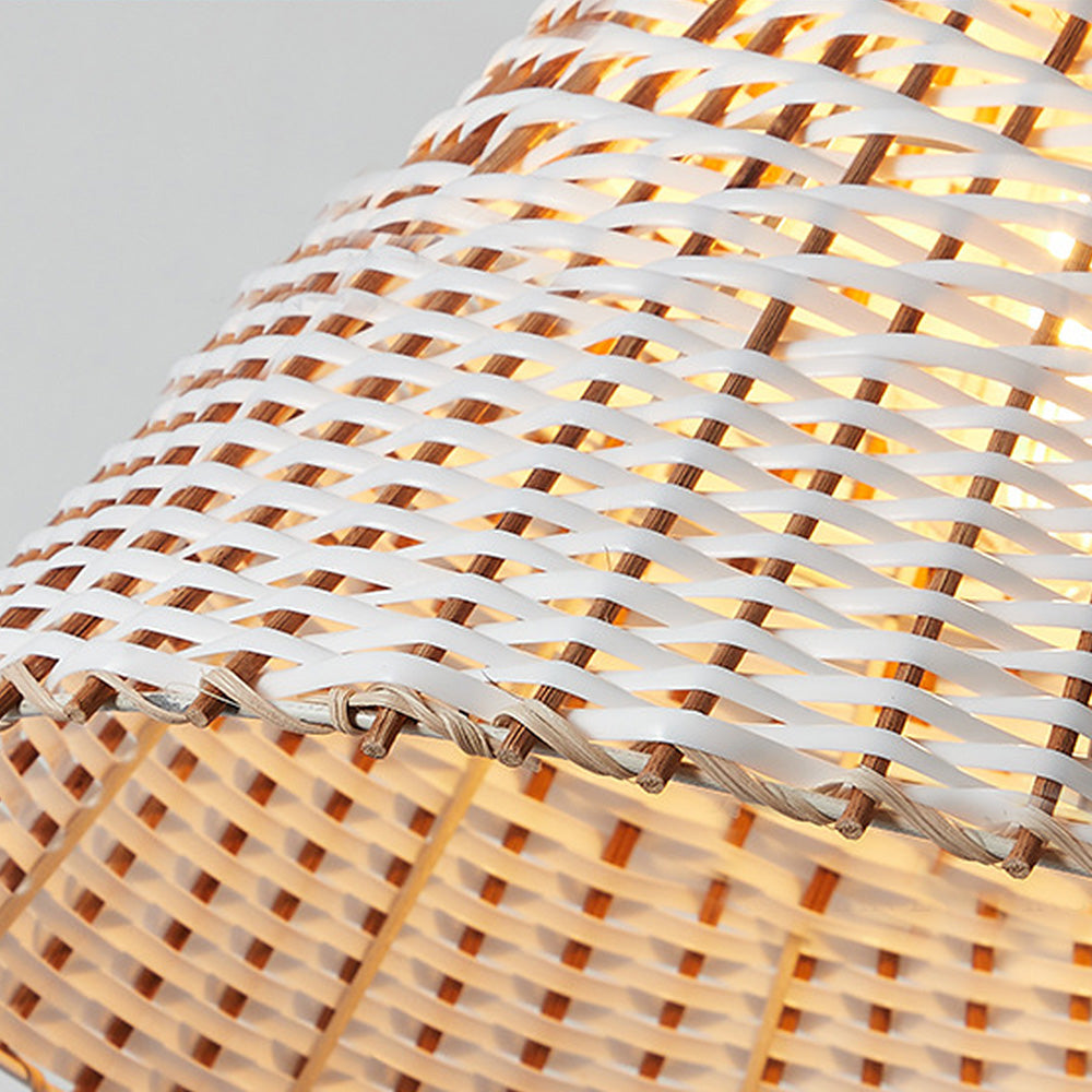 BohoWick - Handwoven Rattan Pendant Light for Boho Chic Interiors