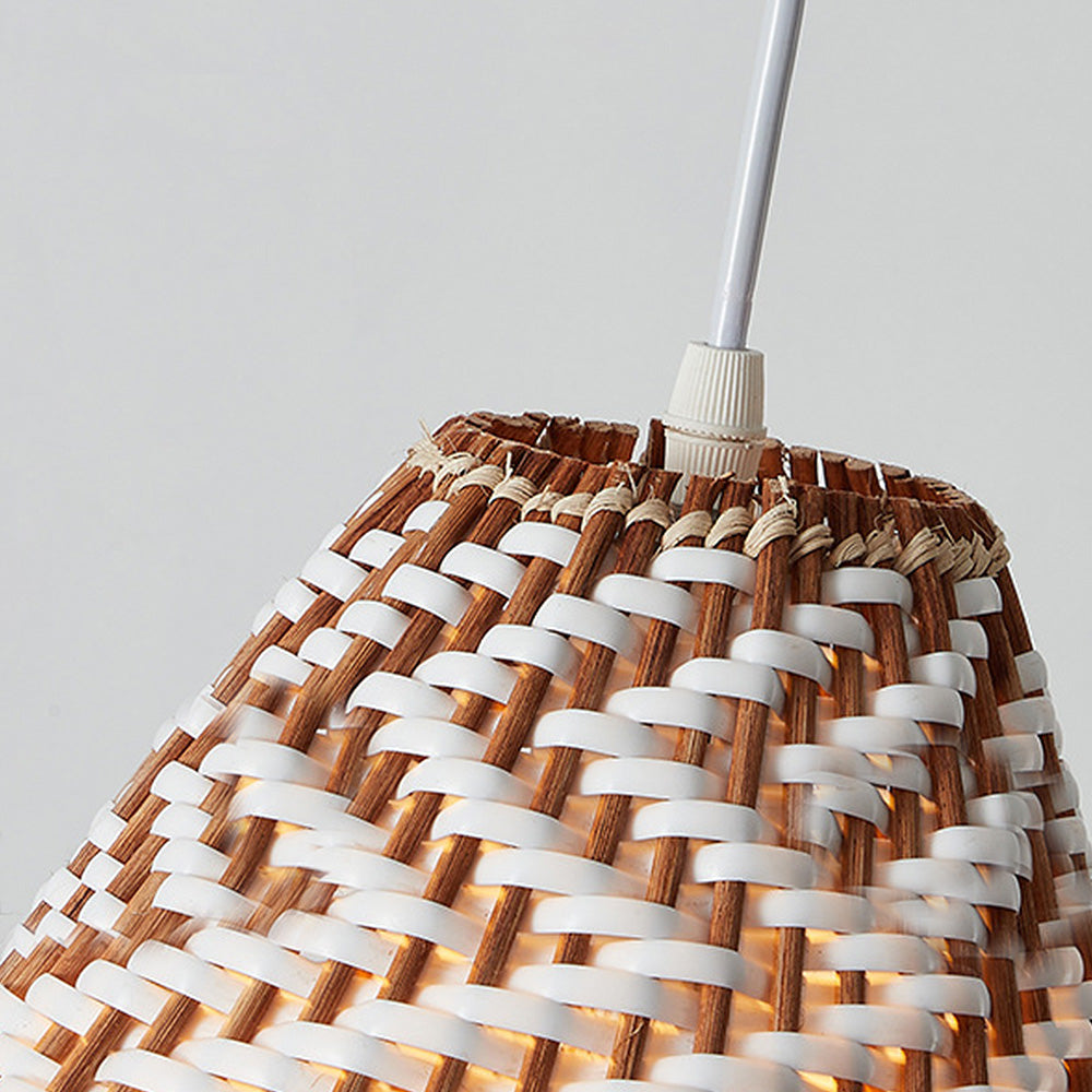 BohoWick - Handwoven Rattan Pendant Light for Boho Chic Interiors