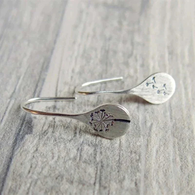Amira - Dandelion Earrings in 925 Sterling Silver