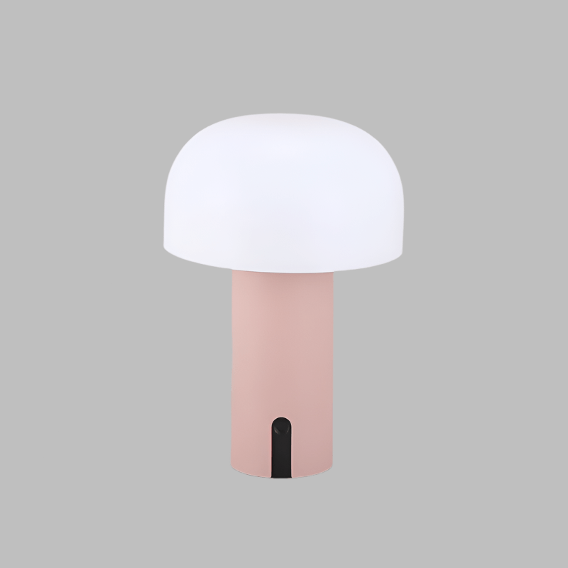 MushroomGlow Table Lamp - Elegant Cordless Light with Touch Control