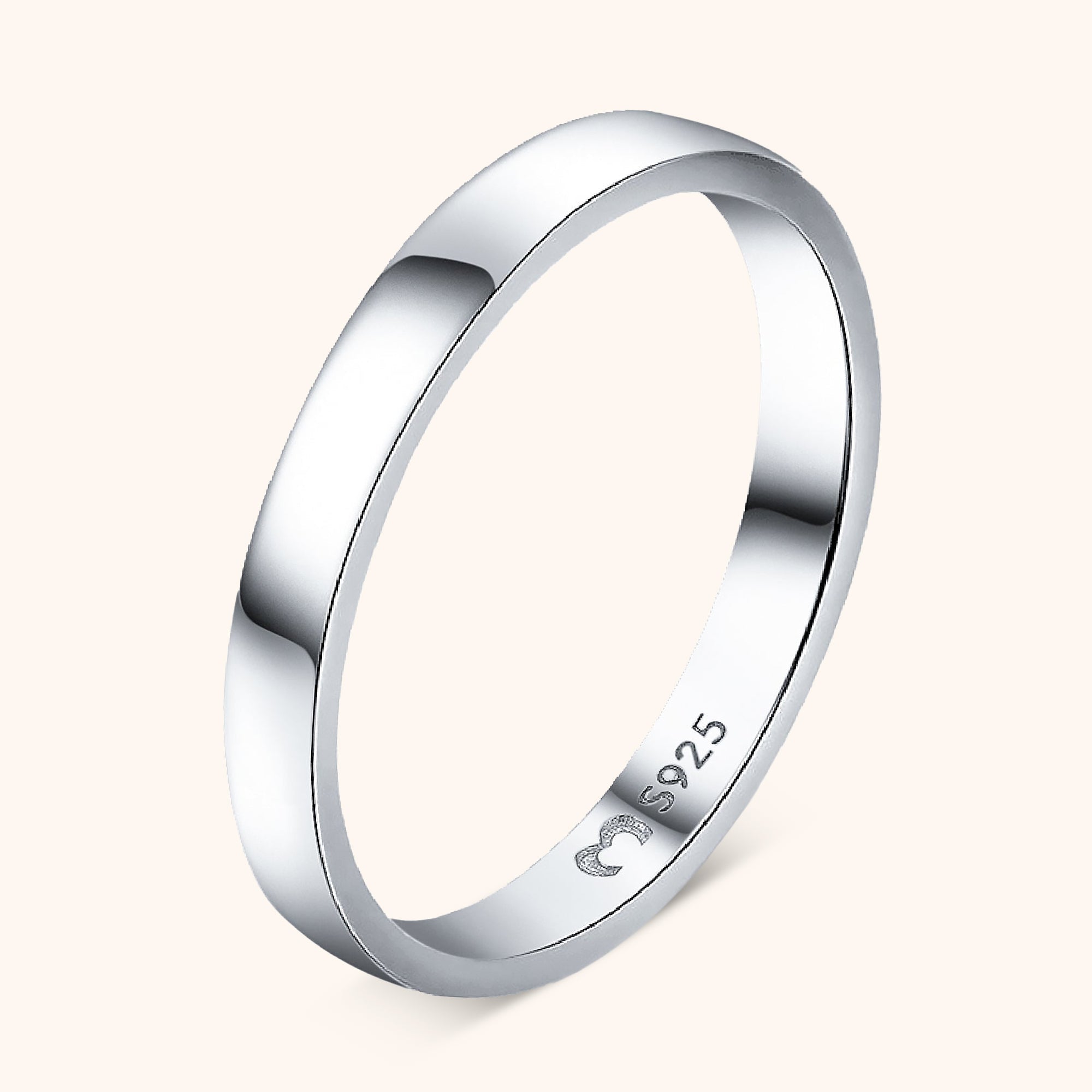 Nadine - Wide Silver 925 Ring with 18K Gold Plating