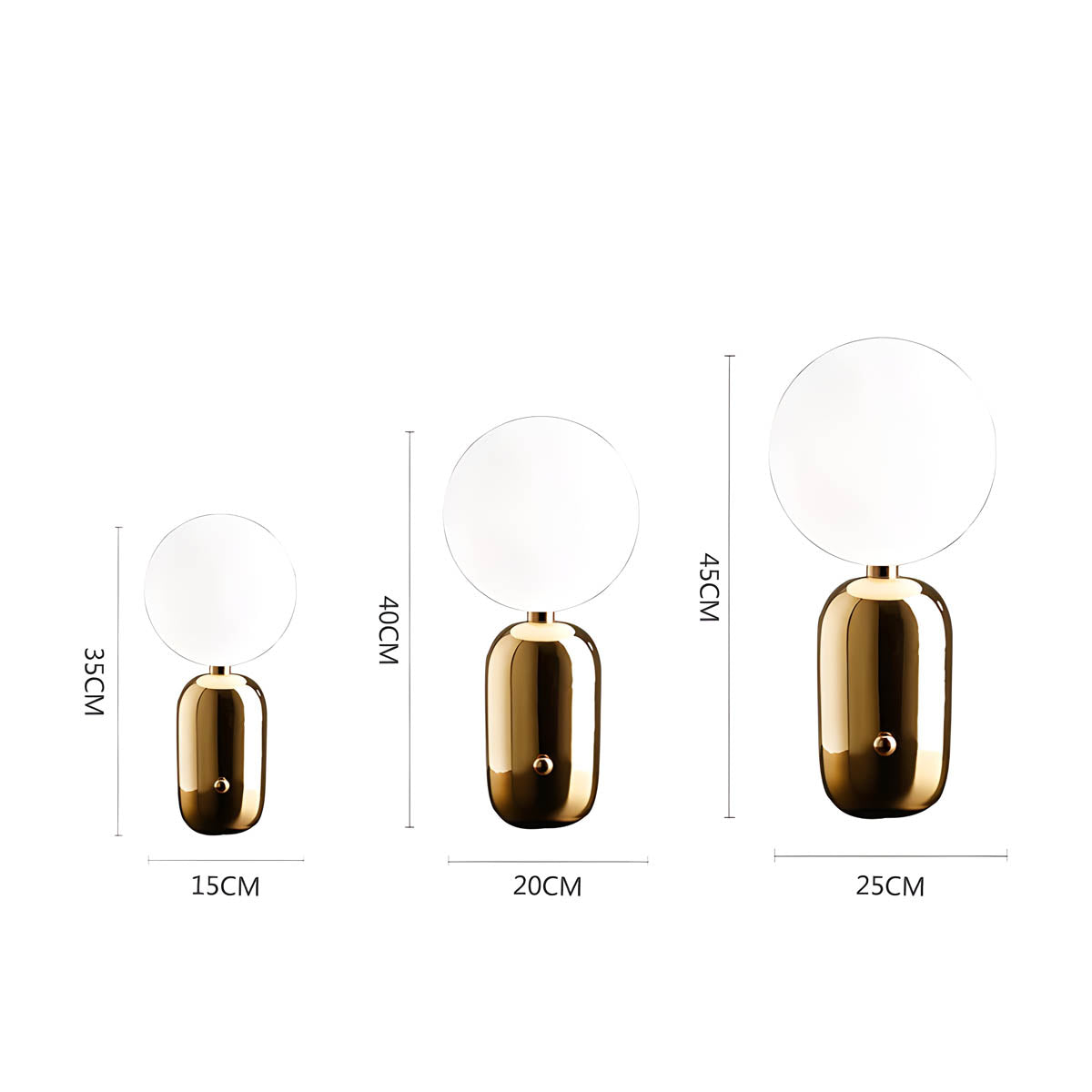 Raiso | Élégante Lampe de Table en Alliage d'Aluminium et Verre 8