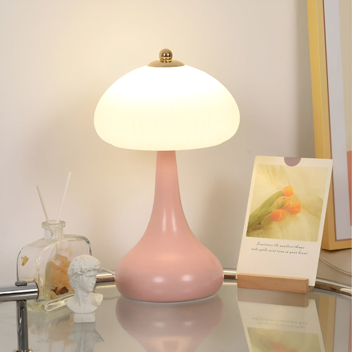 Eleganza - Dimmable LED Mushroom Table Lamp