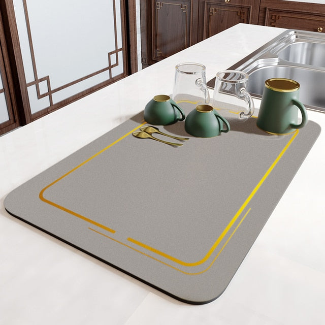 Absorbmat Premium - The Perfect Kitchen Mat for Beautifully Dry Dishes