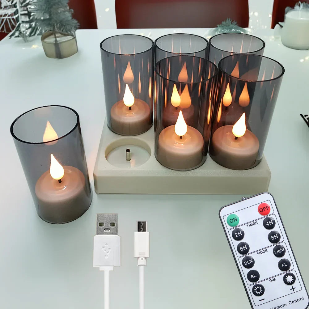 Flickerflex - Rechargeable Flameless Flickering LED Candles