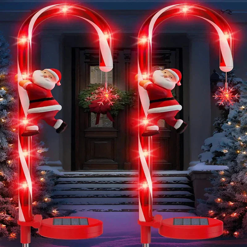 CaneGlow - Solar Fairy Lights for Festive Gardens