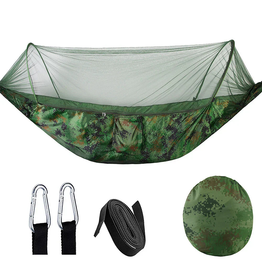 HangMatPro - Hammock with Mosquito Net and Anti-Roll System