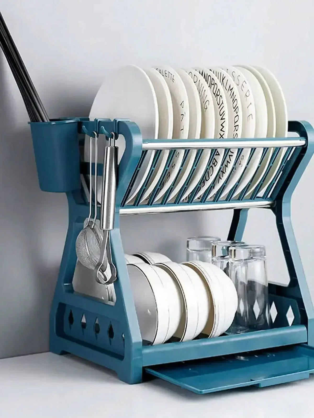 RackMaster - Foldable Stainless Steel Dish Rack