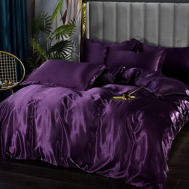 SatinDream - Luxurious Satin Bedding Set for Dreamy Nights