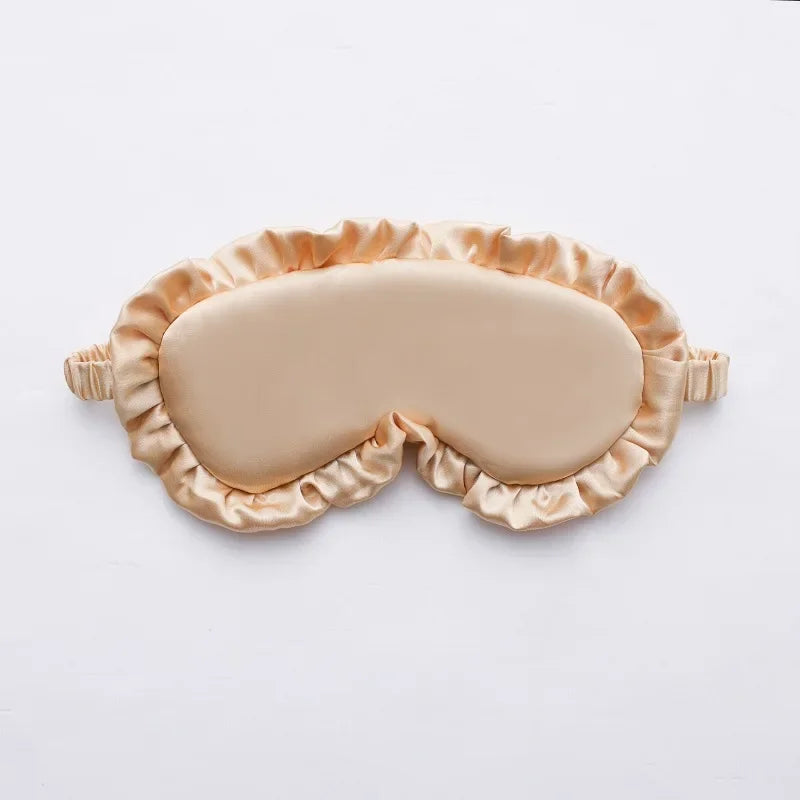 Ruffle - Soft Silk Sleep Mask with Delicate Ruffles