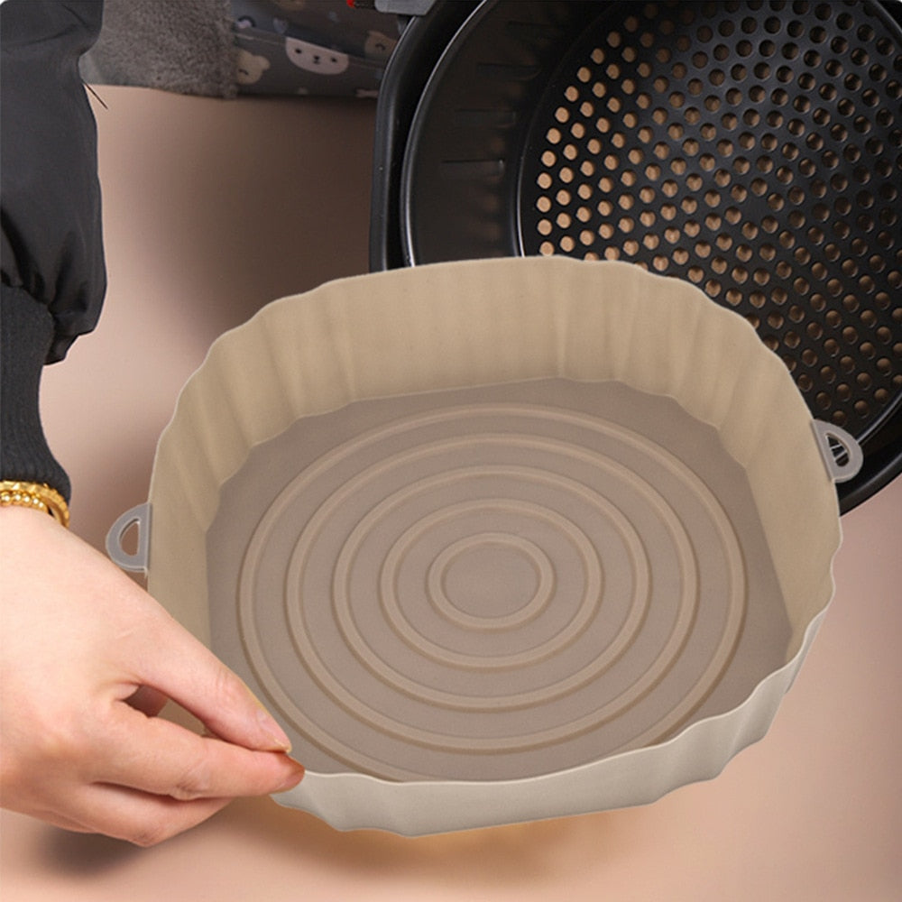 SiliconFry Tray – Moule Airfryer Réutilisable