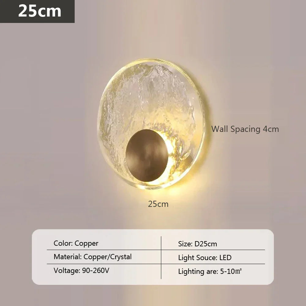 Ramelle - Elegant Crystal LED Wall Sconce