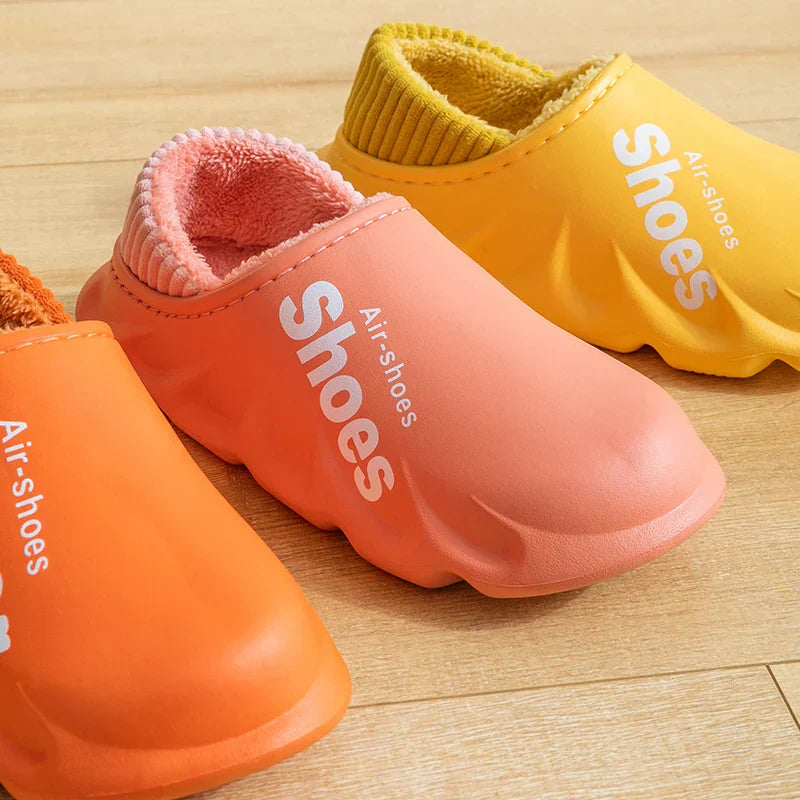 CozySol - Cotton Slippers with Plush Lining for Winter