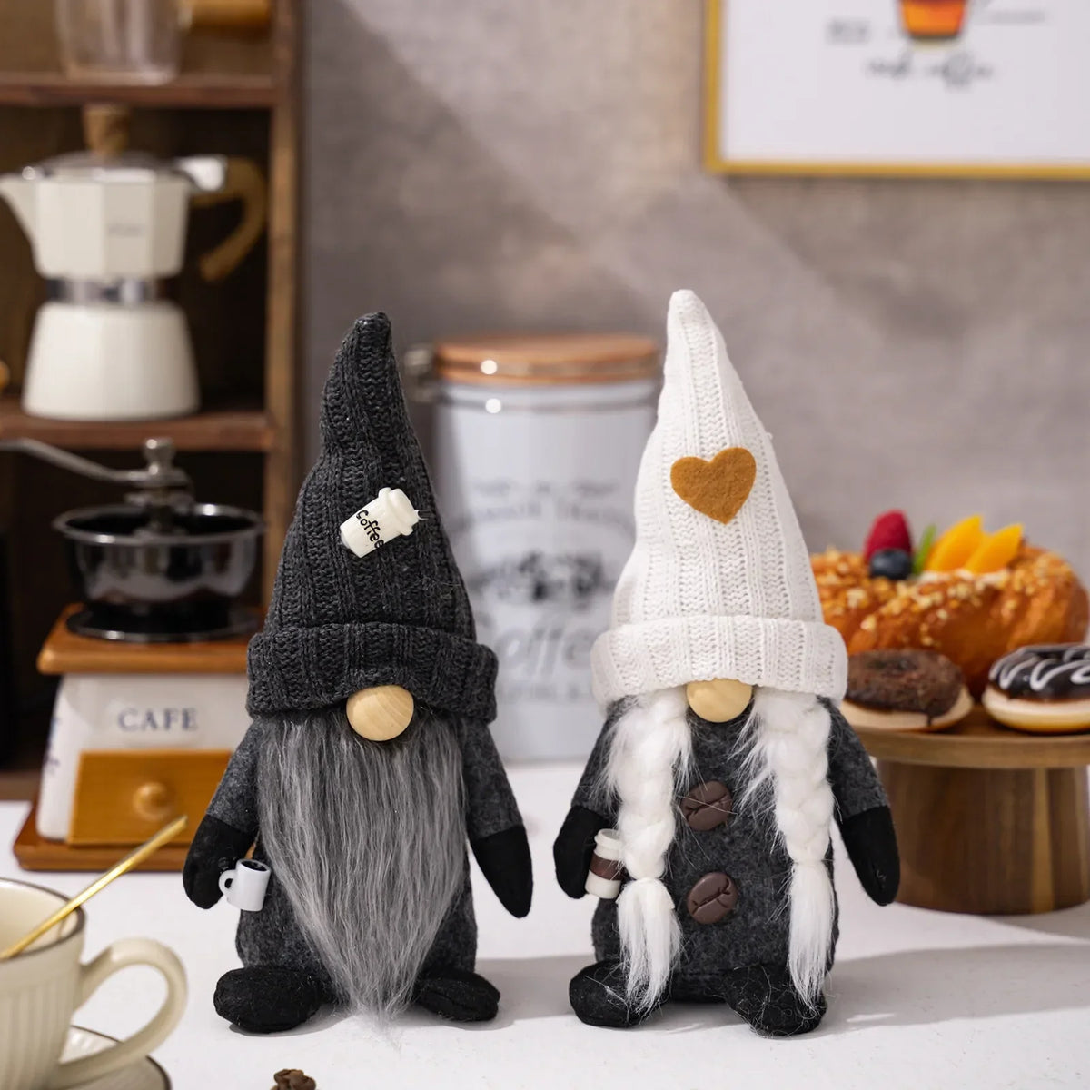 CasitaGnome - Scandinavian Coffee Gnomes for Cozy Decor