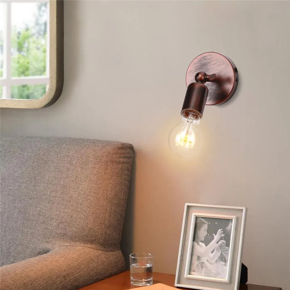IndustrialGlow - Retro Industrial Adjustable Wall Sconce