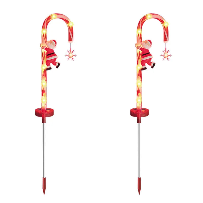 CaneGlow - Solar Fairy Lights for Festive Gardens