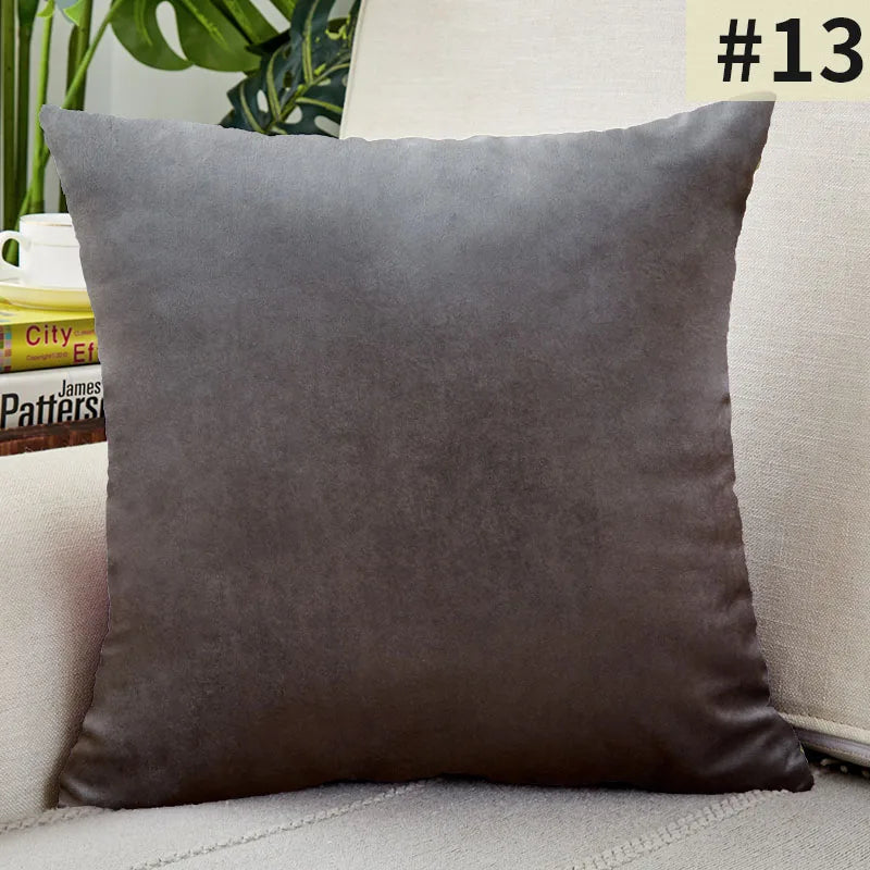 VelvetChic Cushion Cover - Solid Velvet Cover for a Luxurious Interior