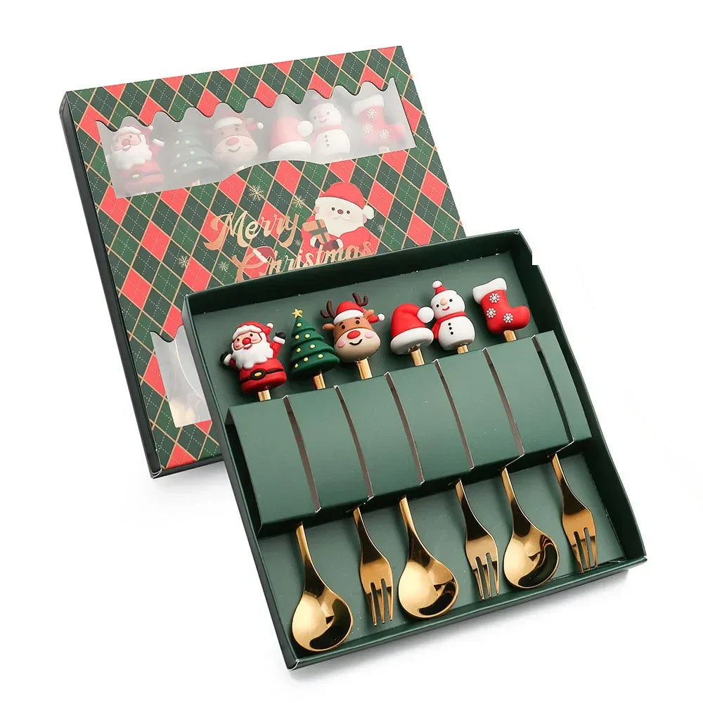 XmasSpoons - Elegant Christmas Spoon Set for the Festive Table