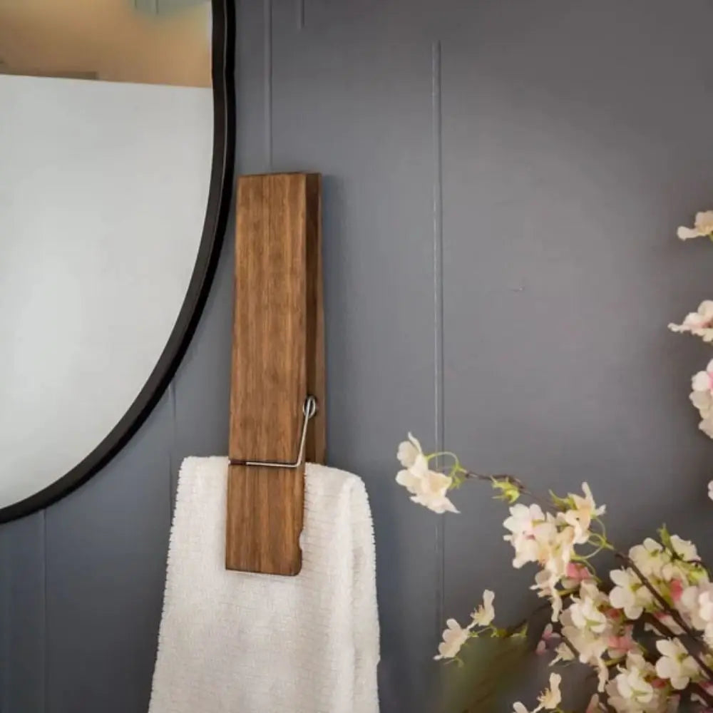 NookGrip - Elegant Wall-Mounted Bathroom Towel Clip