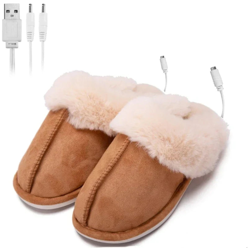 BlissCush Slippers - Cozy Plush Heated Slippers for Winter