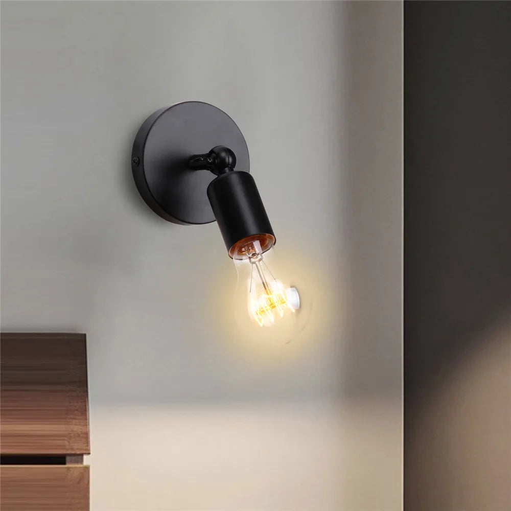 IndustrialGlow - Retro Industrial Adjustable Wall Sconce