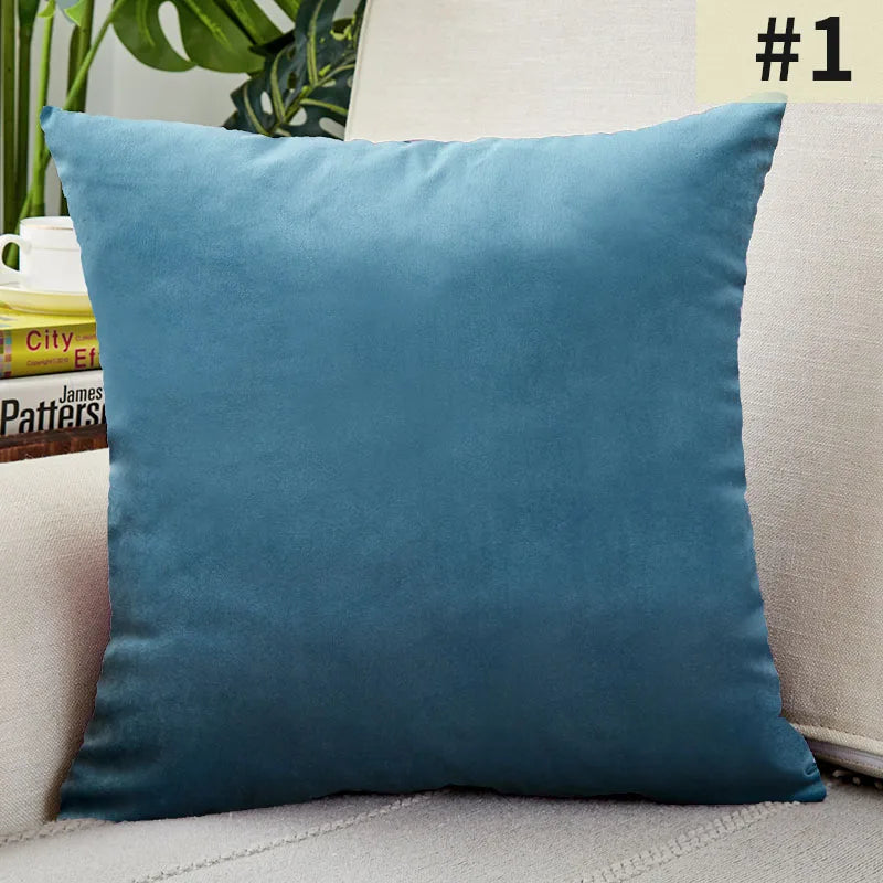 VelvetChic Cushion Cover - Solid Velvet Cover for a Luxurious Interior