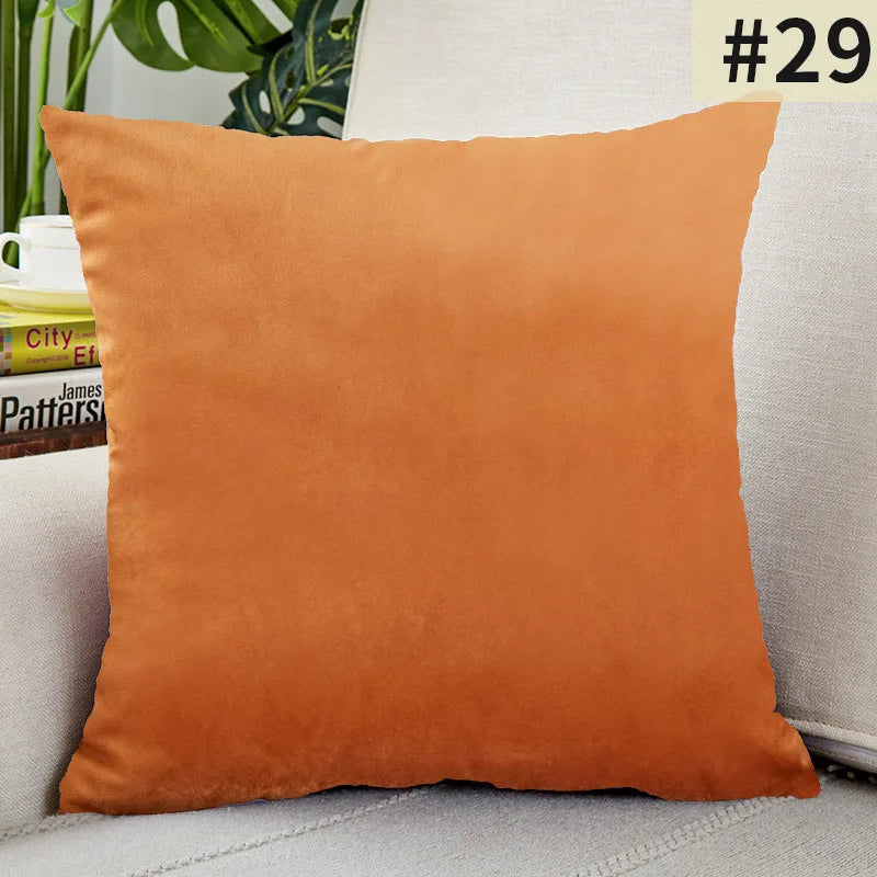 VelvetChic Cushion Cover - Solid Velvet Cover for a Luxurious Interior