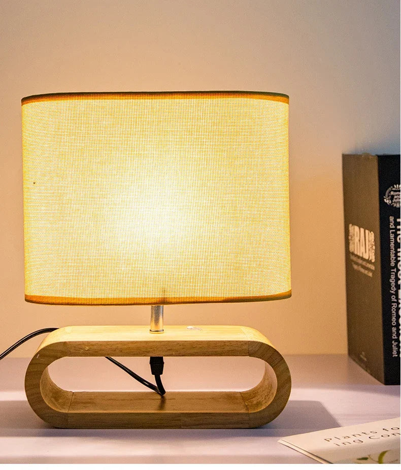 ZenWood - Japanese Wooden Desk Lamp for a Zen Ambiance