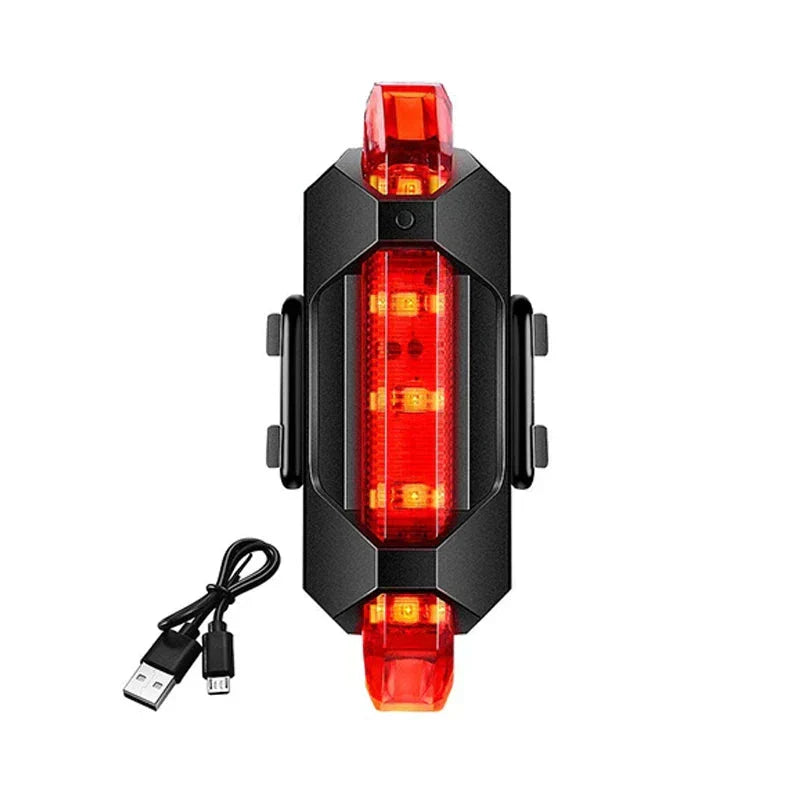 BicycleGlow - Kit d'Éclairage Vélo Rechargeable USB avec 3 Modes