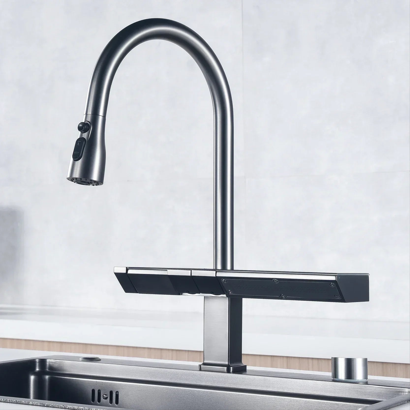 StyleStream Luxe - Robinet de Cuisine Moderne avec Commande Numérique