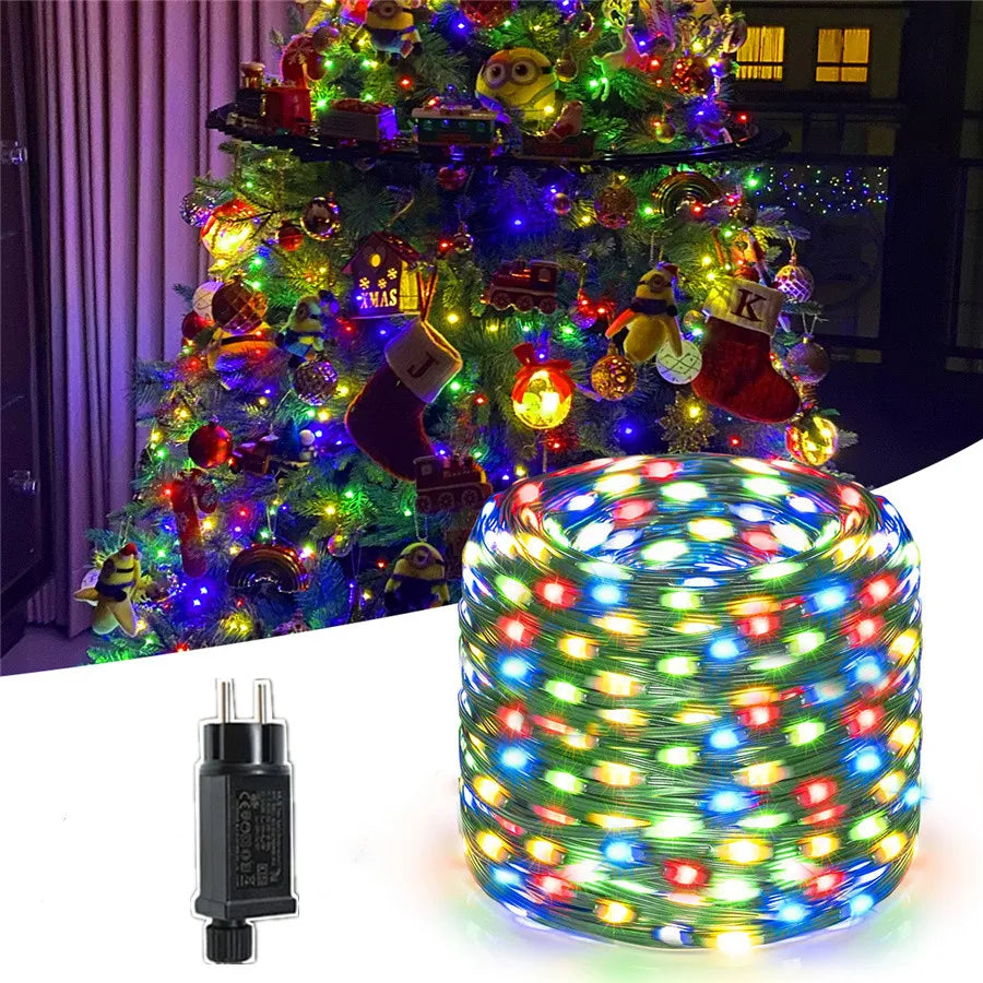 FairyGlow Waterproof LED String Lights for Outdoor Use
