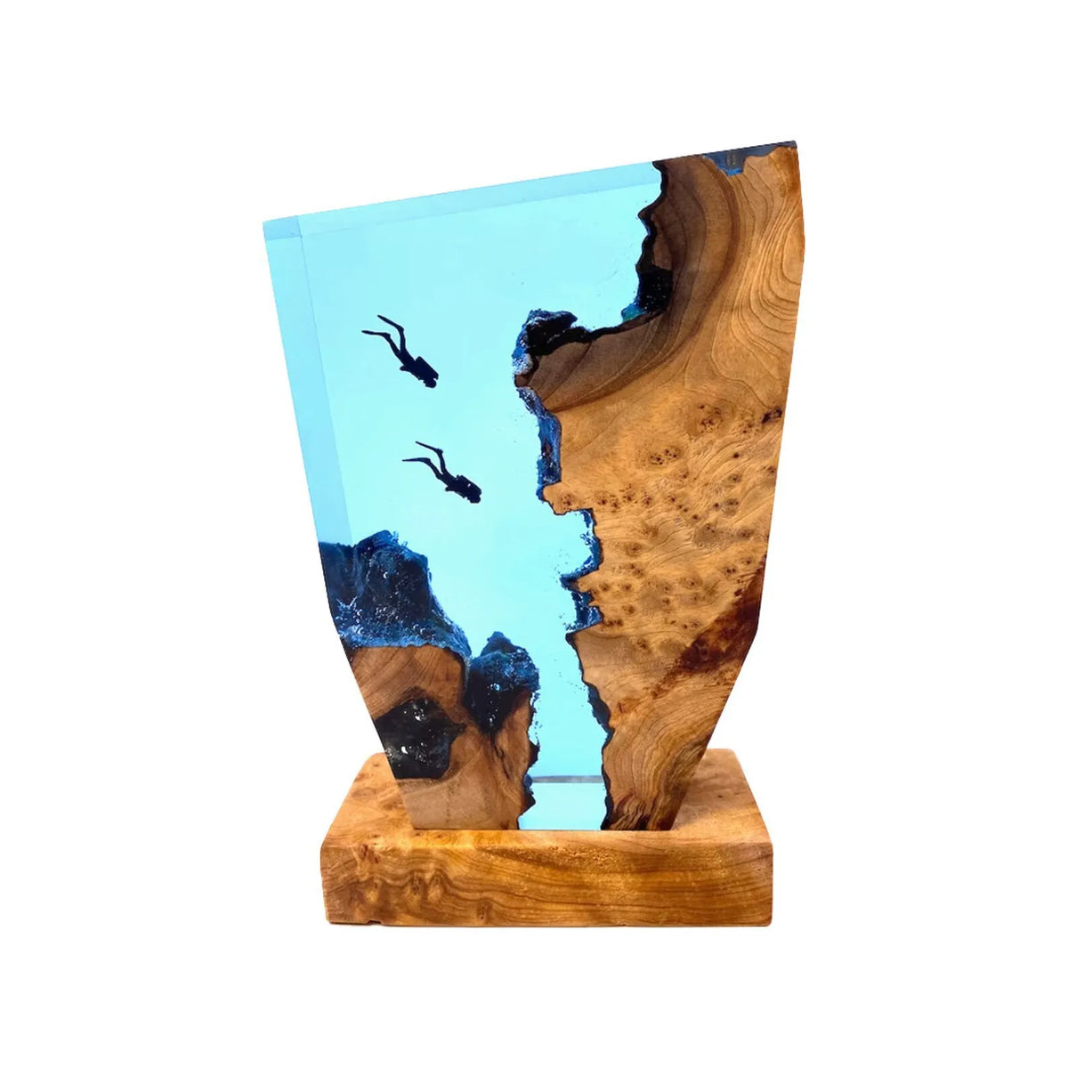 OceanGlow - USB Rechargeable Epoxy Resin Table Lamp
