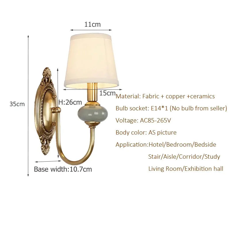 CopperGlow - Applique Murale Vintage Élégante pour la Maison