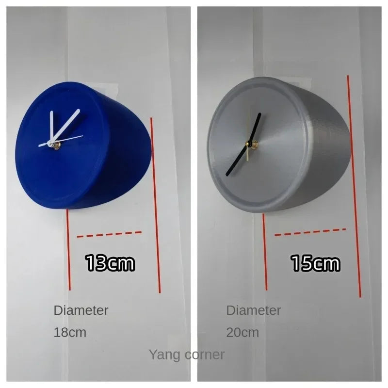 SilentCorner - No-Drill Silent Corner Wall Clock