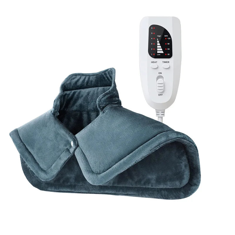 ThermaCozy - Heated Shawl for Neck, Shoulder and Back Comfort