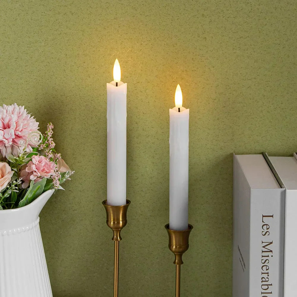 TaperFlame - Elegant Flameless LED Taper Candle Set