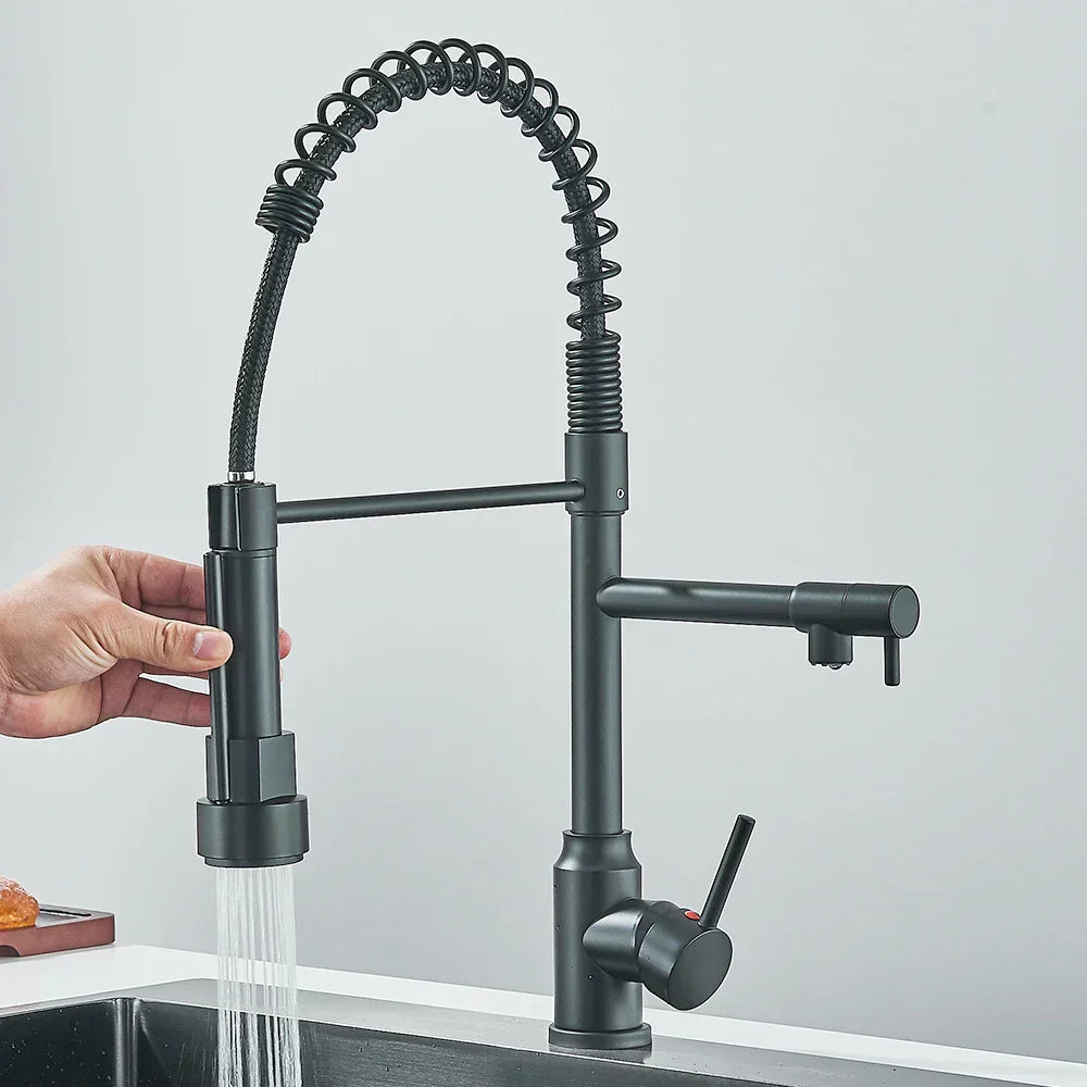 FlexiSpray - Modern Kitchen Faucet with Flexible Spout
