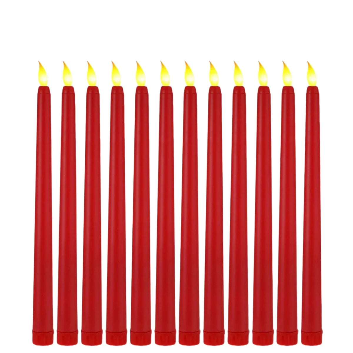 Shadowglow - Elegant Black LED Candles for a Magical Ambience