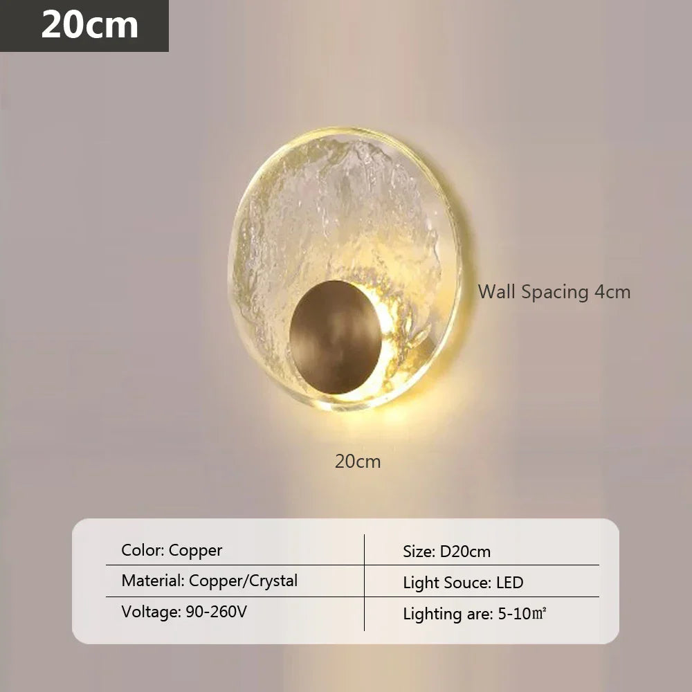Ramelle - Elegant Crystal LED Wall Sconce