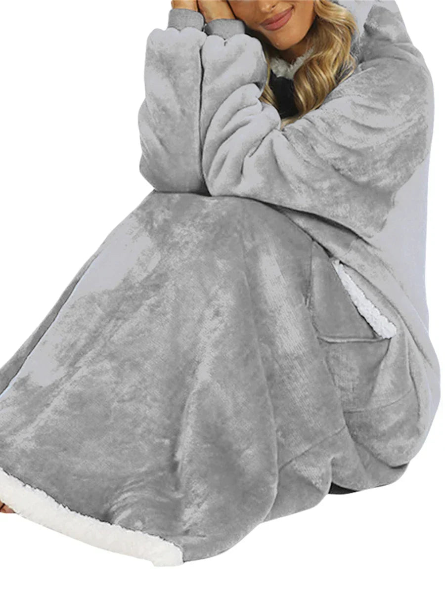 PlushHug - Oversized Soft Plush Hoodie