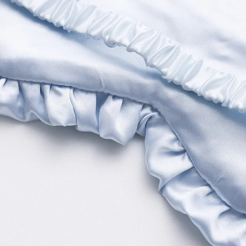 Ruffle - Soft Silk Sleep Mask with Delicate Ruffles