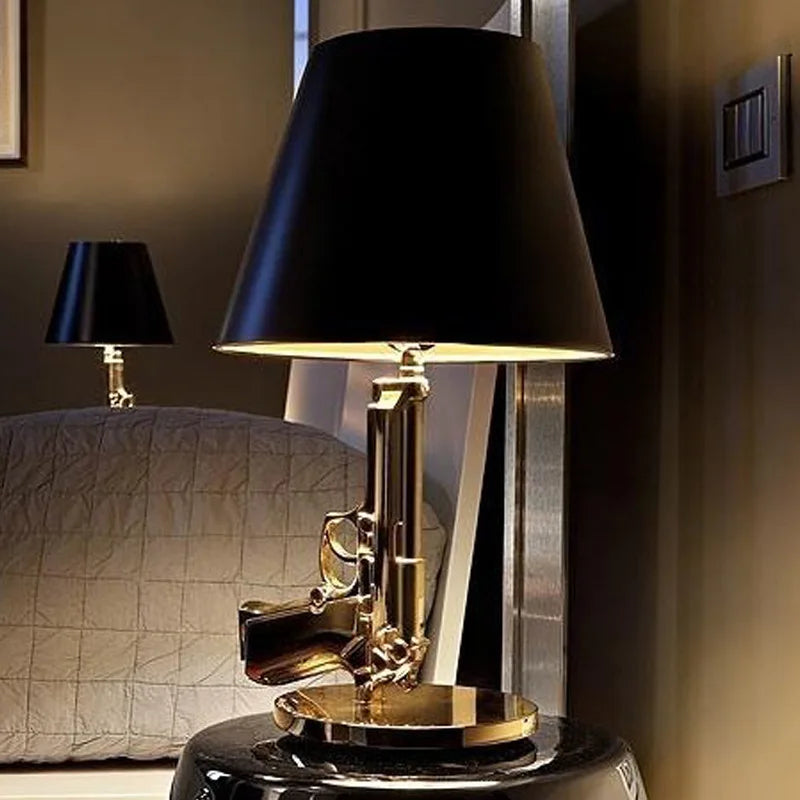 Artistic Glow - Pistol-Shaped Design Desk Lamp
