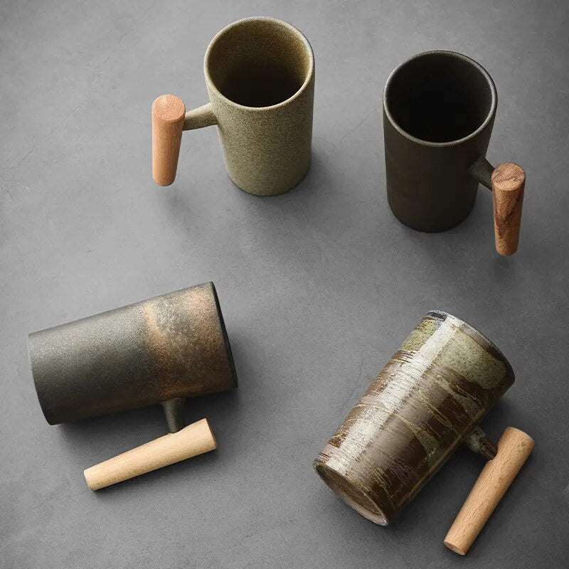NatureSip - Mugs à latté scandinaves en céramique