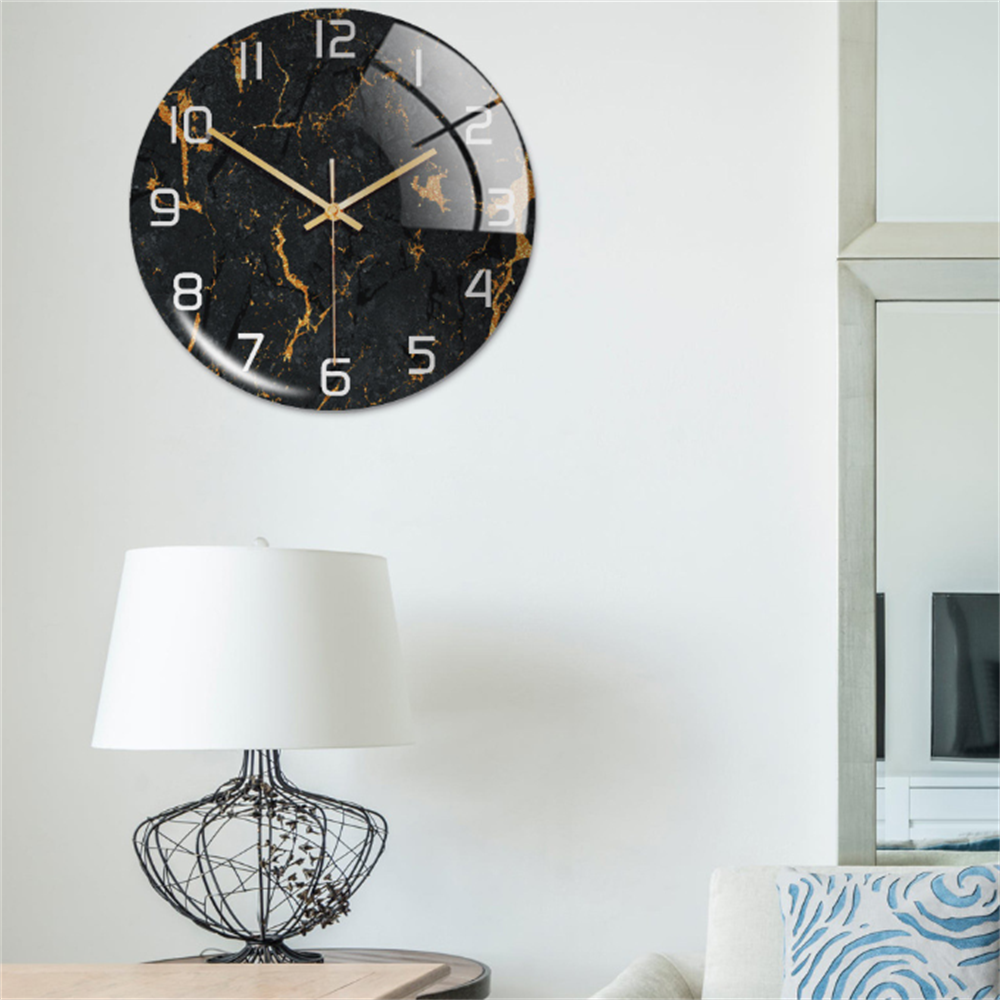 Timeless Marble - Silent Mechanism Marble Wall Clock