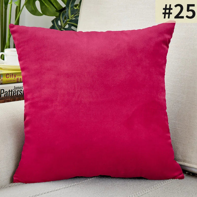 VelvetChic Cushion Cover - Solid Velvet Cover for a Luxurious Interior